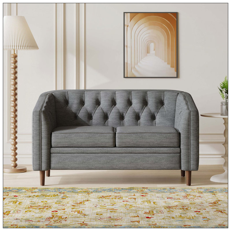 Tahisa Loveseat, Sofa, Sleeper Sofa, Loveseat, Modern Sofa, Living Room Sofa, Charcoal 
