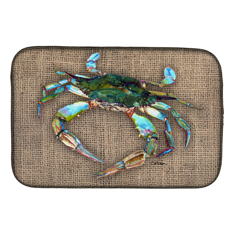 Tapis de séchage crabe