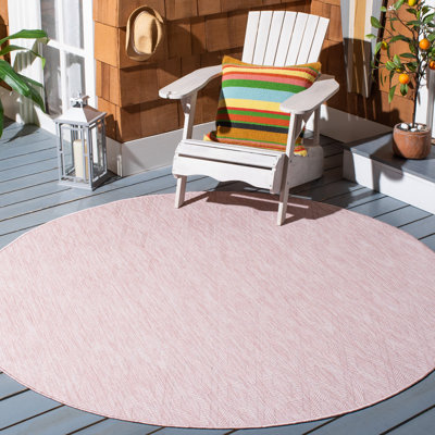 Tapis intérieur / extérieur rose Tamber