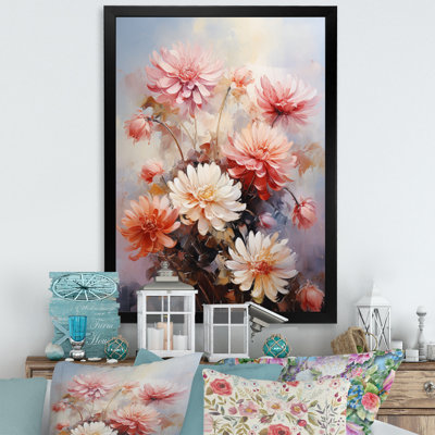 Yvenson " Pink Chrysanthemums Romantic Impression I "
