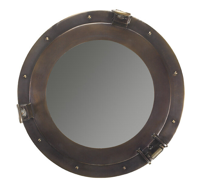 Longshore Tides Leavitt Cabin Porthole Accent Mirror & Reviews | Wayfair