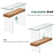 39.4" Narrow Glass Console Table with Storage