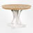 Bowlds Retro 5-piece Dining Set Extendable Round Table and 4 Chairs,Round Table Top with Leaf,dining table set,dining room set-693217195-693217193