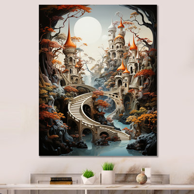«Mystic Desires Bizare Castle», art mural surréalisme
