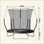Trampoline 8 pi Springfree No Gap