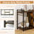 TV Stand for 55 Inch TVs Industrial Entertainment Center