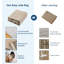 Tapis de couloir 10 x 13 - antidérapant, lavable, entrée mince, cuisine, buanderie, tapis intérieur / extérieur, jute-1383329627