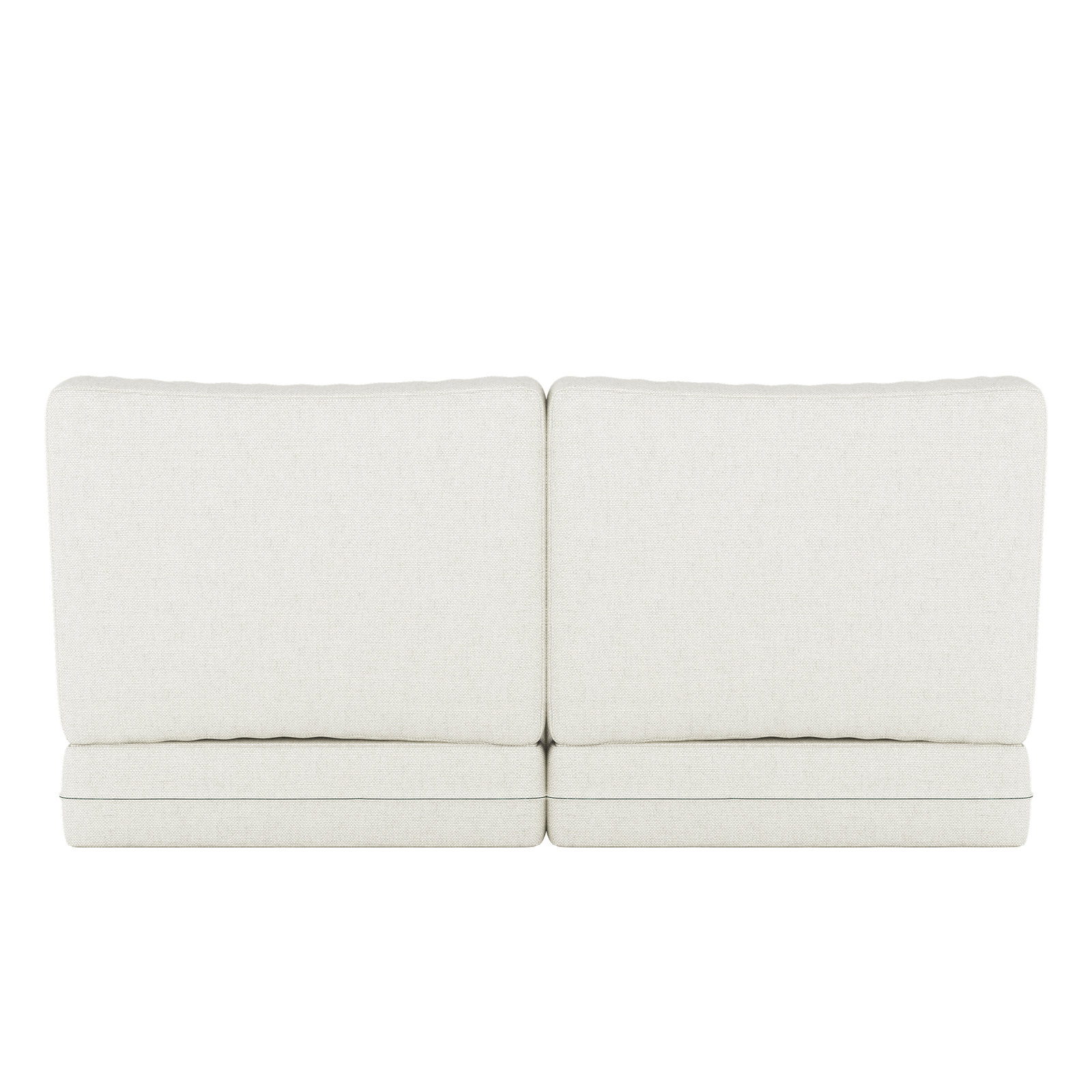 24" Sunbrella® Loveseat Seat and Back Cushion, Sunbrella Bliss Linen