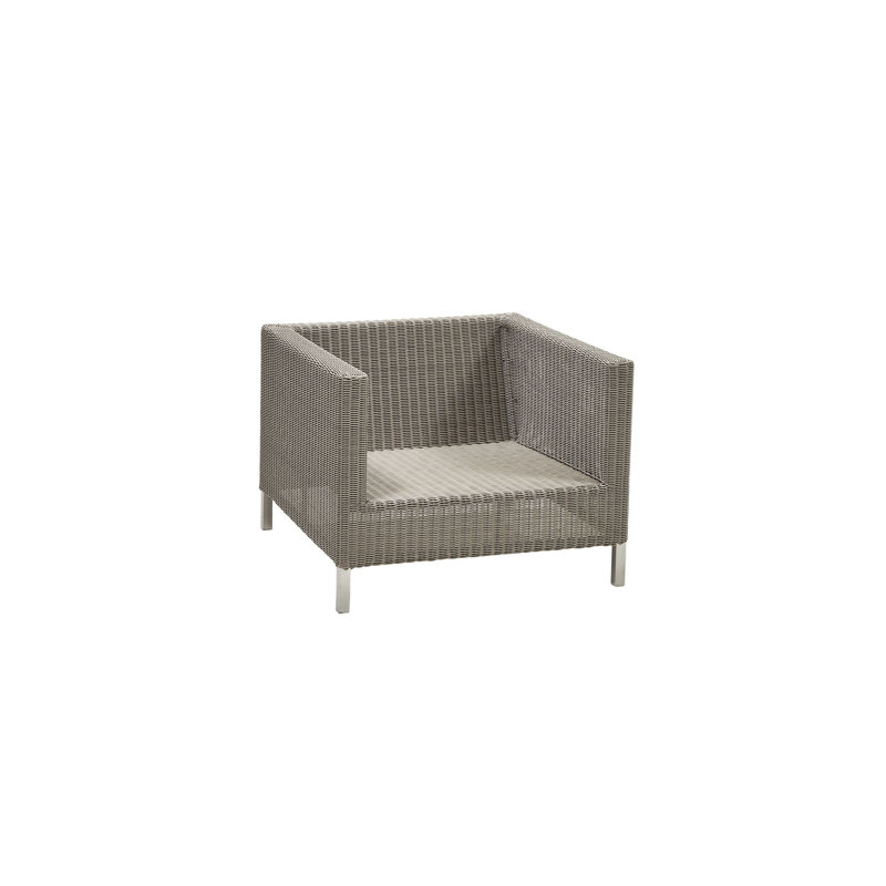 Connect Patio Chair with Cushions, Taupe