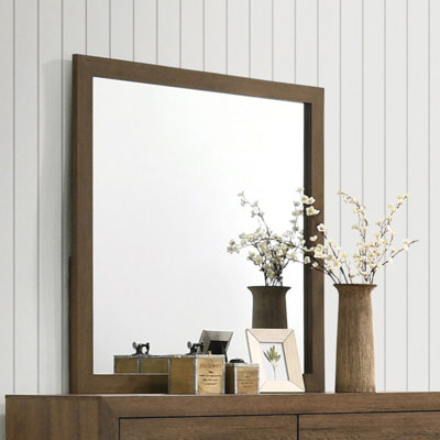Miroir de commode en bois manufacturé Jamiley