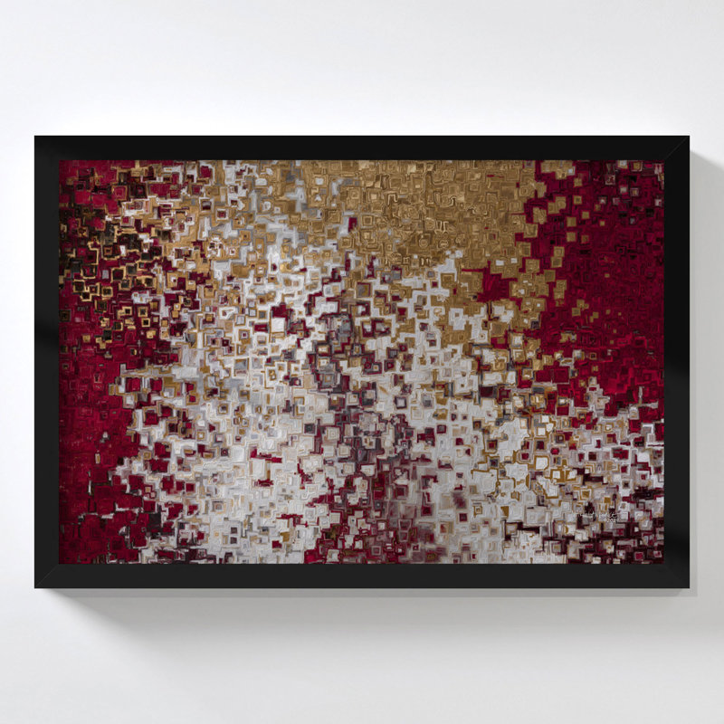 Esaïe 62: 3. «Eernal Splendor» par Mark Lawrence, H 21,5 po x l 27,5 po x P 0,75 po, Acrylique encadré, Noir