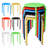Patio Plastic Portable Stacking Chairs(Set Of 6)-1485665036