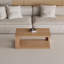 Table basse de style nordique en bois massif-1164795366