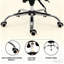 Chaise de bureau haut dossier en filet, chaise de bureau inclinable et pivotante pour ordinateur