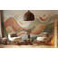 Papier peint paysage abstrait Rolling Hills Earth Tones-1290013253-1290013257