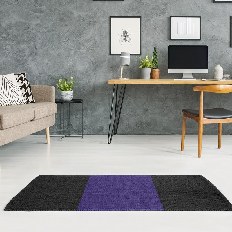 Tapis en poly-rayures baltimore retour foote, Rectangle 2 pi x 3 pi