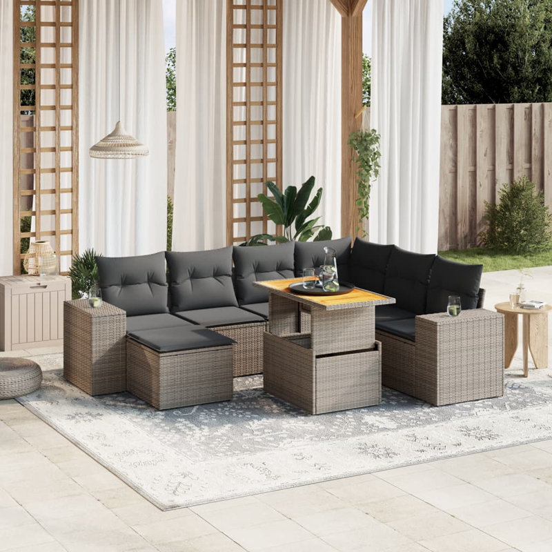 Ensemble de canapé de jardin Vidaxl