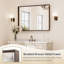 Miroir de salle de bain rectangulaire avec cadre en aluminium et verre trempé-1057828155-1014952166