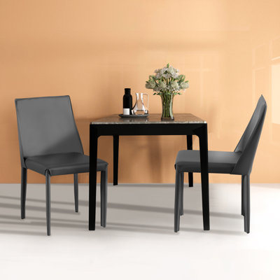 Rebbeca 17.72'' H Faux Leather Upholstered Side Chair