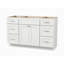 Meuble-lavabo simple 54 po avec base de tiroir Disar-111779178