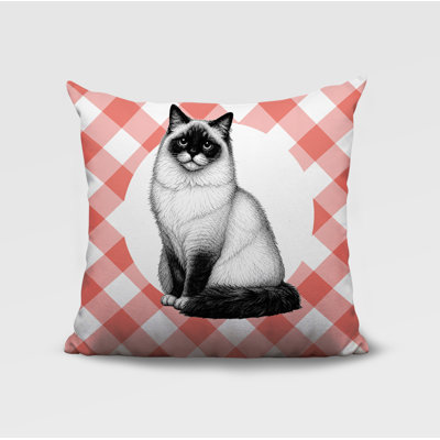 Oreiller réversible intérieur / extérieur Ragdoll Cat