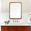 Monarrez Metal Flat Wall Mirror