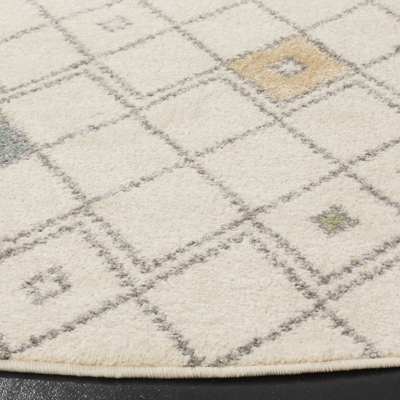 Muniz Performance Geometric Rug, Round 6'