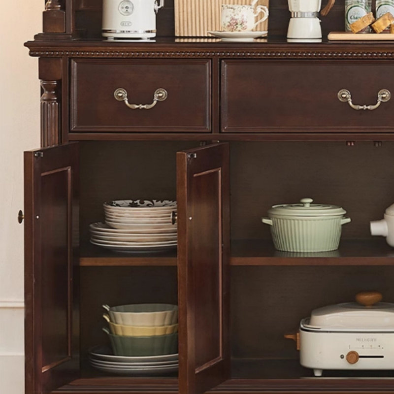 All-Solid Wood Multi-Functional Sideboard