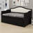 Daybed with Trundle, 2 Storage Drawers and Upholstered Button Tufted Backrest for Living Room, Bedroom and Guest Room-1909087698