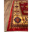 Tapis en laine et coton rouge noué à la main Original