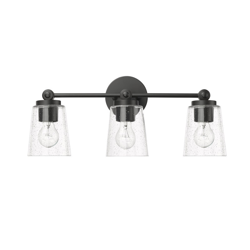Baysview 3 - Light Dimmable Bathroom Vanity Light, Matte Black