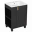 Meuble-lavabo 24 po avec lavabo en céramique-114360040