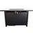 25" H X 42" W Steel Fire Table, Black, 50000Btu Heat Generation Pit Table For Outdoors, Steel, Height Width