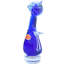 Figurine animaux Murano fait à la main / sculpture en transparent / bleu / mauve