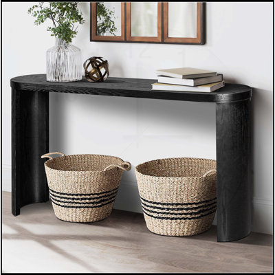 Versatile Console Table with Curved Legs for Various Settings by Ivy Bronx