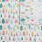 Cotton Flannel Printed Sheet Set White Holiday Trees-122818087