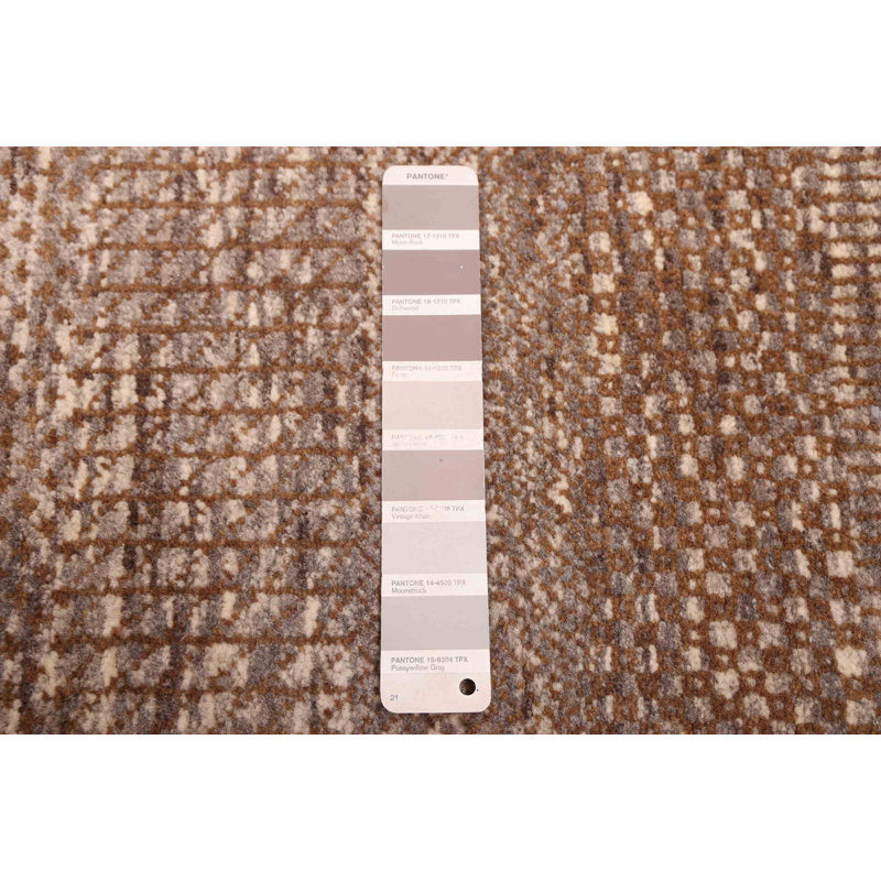 Tapis taupe Finest Silk Shadow 7 pi 10 po x 10 pi 0 po