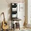 Steel, Manufactured Wood 144cm H Media Shelves-1876307200