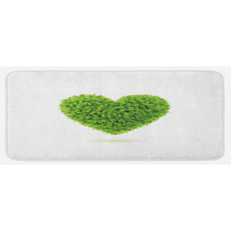 Tapis de cuisine Heart Green