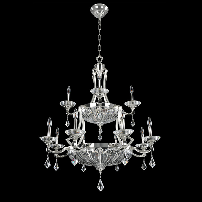 Lustre argenté / transparent 2 tons Orecchini 20 LT Allegri