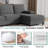 3-Piece Modular Upholstered Sectional Couch-83089978