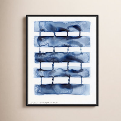 Stitched Together I by Nikki Galapon - Solid Wood Rectangle Print Single Piece Item on Canvas