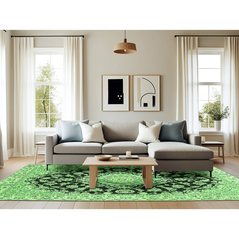 Tapis verts Traditional 727, Rectangle 6 pi x 9 pi