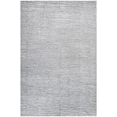 Area Rug in Black/Light Gray