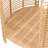 Set of 2 PE Rattan Outdoor Side Table with Storage
