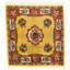 Siersha Oriental Area Rug in Gold