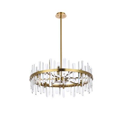 Marlow 16 - Light Dimmable Drum Chandelier