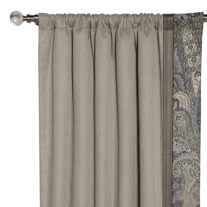 Reign Room Darkening Curtain, 96" W x 84" L, Left