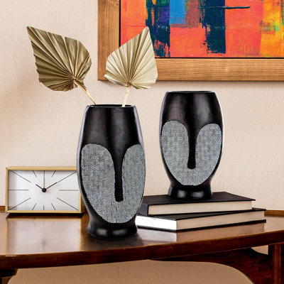 Ensemble de 2 vases cubiques