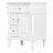 24" Freestanding Bathroom Vanity With Ceramic Sink, Solid Wood Frame, Flip Drawer & Door Rack Storage-2129862887